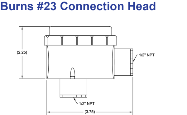 23P Head with Indicator